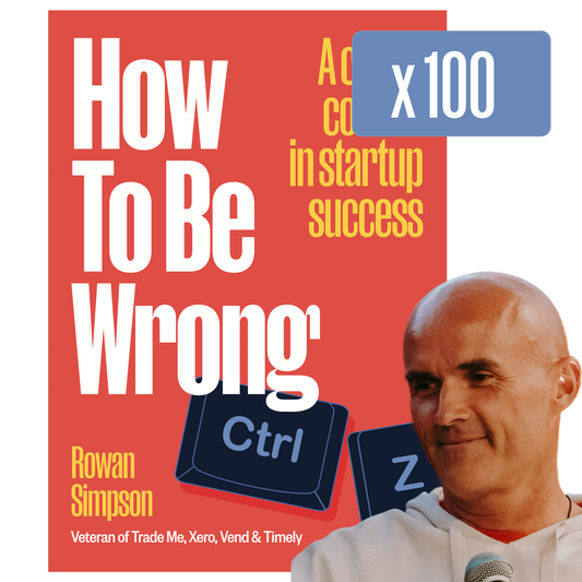 100x copies of How To Be Wrong + "I'll come and meet your team in-person"