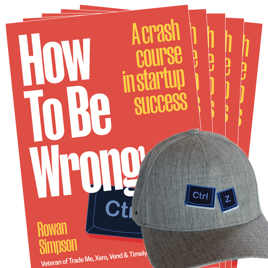 5x copies of How To Be Wrong + free Ctrl-Z Cap